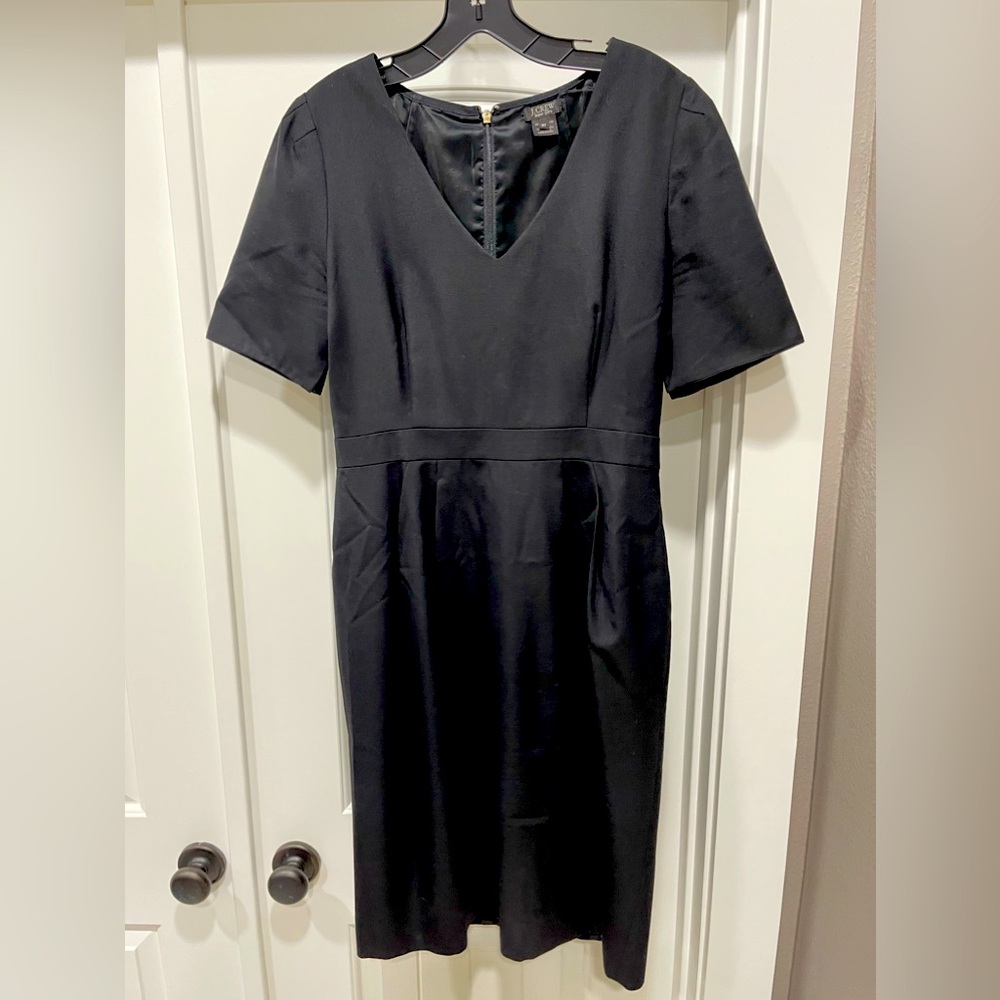 J. Crew 8 Tall Dress Black